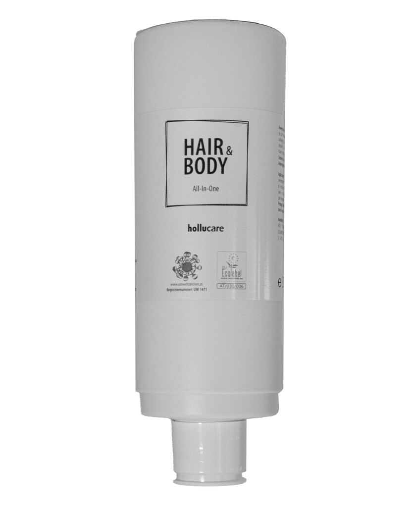 hollucare Hair & Body All in One, Flasche 370 ml weiß